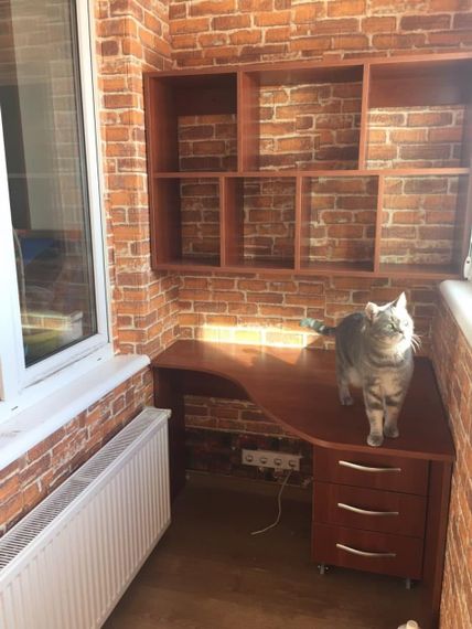 Декоративна 3D панель під рудий Катеринославський цегла, самоклейка 700х770х5мм (044) SW-00000037 | Зображення 3