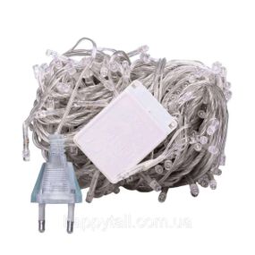 Гирлянда штора 3х2 м 144 LED светодиодная медный провод 16 нитей ZWM2320LEDML