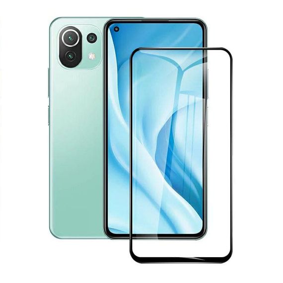 Захисне скло 2.5D на весь екран для Xiaomi Mi 11 lite | Зображення 1