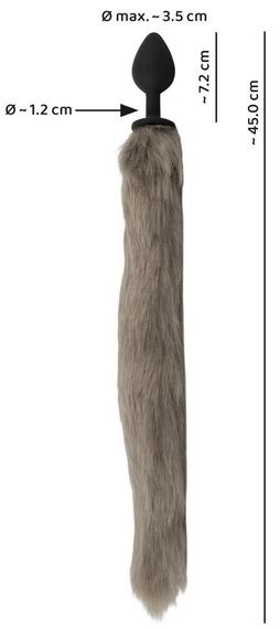 Анальная пробка FLUFFY FOX TAIL Sex Aura | Зображення 8