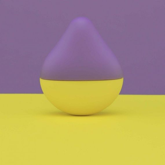 Вібратор для клітора Iroha Mini, фіолетово-жовтий Sex Aura | Зображення 3