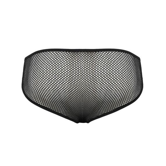 Чоловічі труси зі шнурівкою Passion 035 SLIP RICHARD XXL/XXXL Black, екошкіра, сітка | Зображення 5