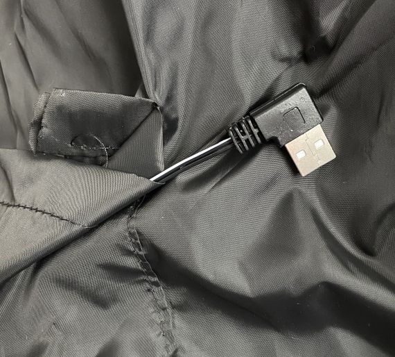 Жилет з підігрівом жилетка нагріваюча 9 зон обігріву від powerbank USB L 48 унісекс електрожилетка | Зображення 9