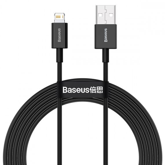 Кабель Baseus Superior Series Fast Charging Lightning 2.4A (2m) black