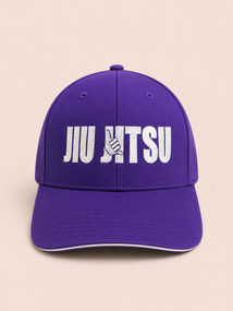 Фіолетова кепка/бейсболка TM KINTAYO з вишивкою JIU JITSU/ДЖИУ ДЖИТСУ, унісекс
