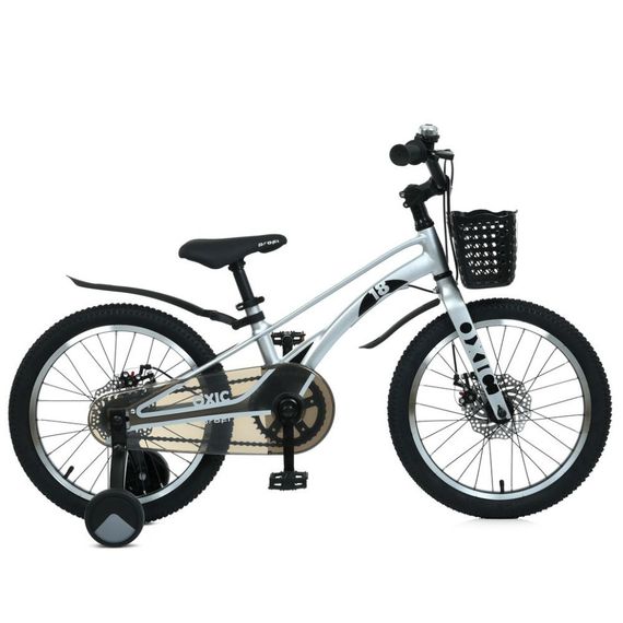 Велосипед детский OXIC MB 18OXIC GREY, колеса 18 дюймов | Зображення 1