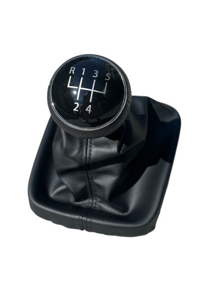 Volkswagen Golf V (03-08) ручка КПП переключения передач 5 ступка + чехол + рамка, 1K0711113AH, Гольф 5