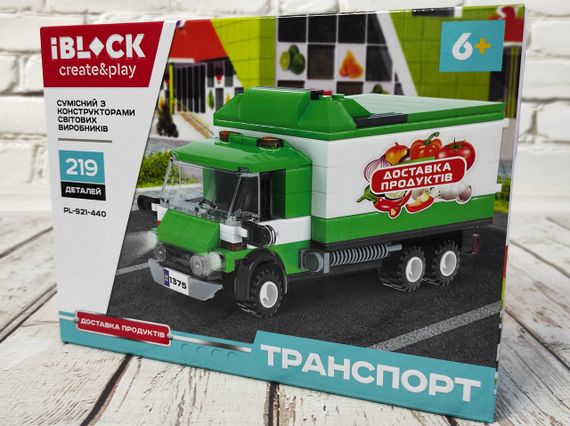 Конструктор IBLOCK Доставка продуктів 219 деталей (PL-921-440) ff | Зображення 3