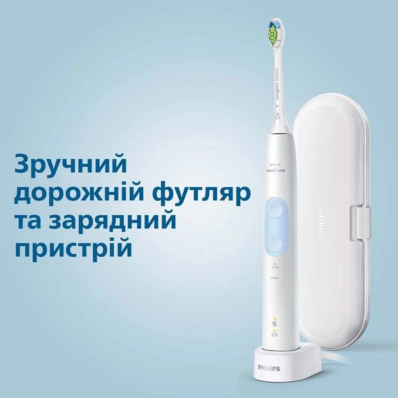 Електрична зубна щітка Philips Sonicare HX6839/28 Protective Clean (серія 4500) White | Зображення 9