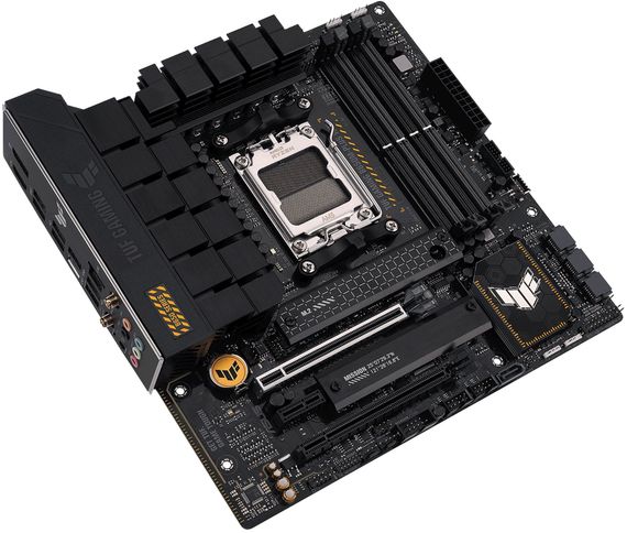Материнcька плата ASUS TUF GAMING B650M-PLUS WIFI sAM5 B650 4xDDR5 M.2 HDMI DP WiFi BT mATX 90MB1BF0-M0EAY0 | Зображення 3