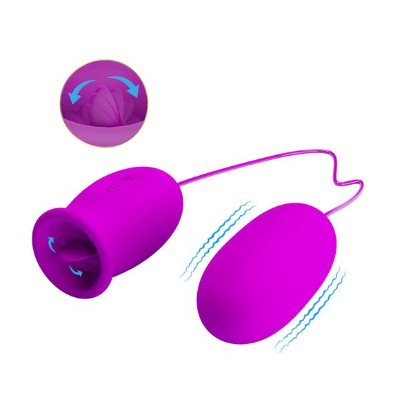 Віброяйце PRETTY LOVE DAISY EGG Purple sexstyle
