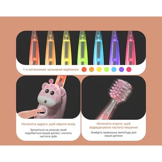 Детская зубная щетка Medica+ KidsBrush 2.0 Blue гарантия 1 год | Зображення 3