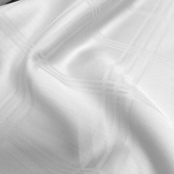 Комплект постільної білизни SoundSleep Jacquard Sofino White сатин-жаккард Двоспальний Євро 200х220 см білий (2800004890465) | Зображення 2