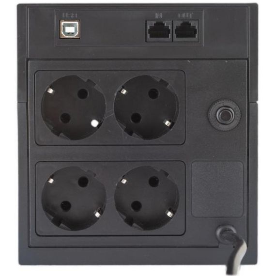 Пристрій безперебійного живлення Powercom RPT-2000AP LCD SCHUKO | Зображення 2