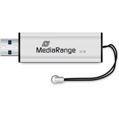 USB флеш накопитель Mediarange 32GB Black/Silver USB 3.0 (MR916) | Зображення 2