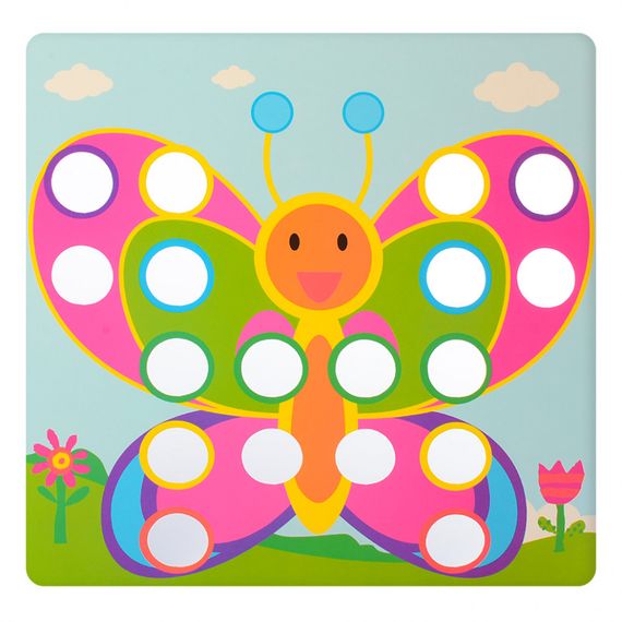 Дитяча мозаїка з вкладишами SK 0005, 46 фішок | Зображення 9