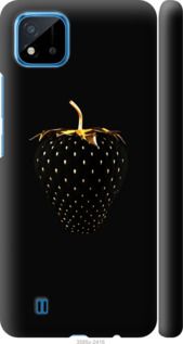 Чохол на Realme C20A Чорна полуниця "3585m-2416-24368"