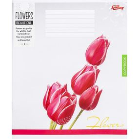 Тетрадь ученическая А5/24 лин. Flowers 3454D Мрії збуваються Вид 2