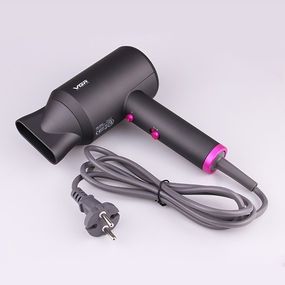 Мощный электрический бытовой фен VGR V 400 с концентратором для сушки и укладки волос профессиональный