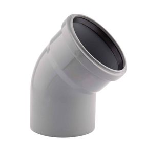 Коліно каналізаційне PPR TA Sewage 50, 45° TASEBPP4550