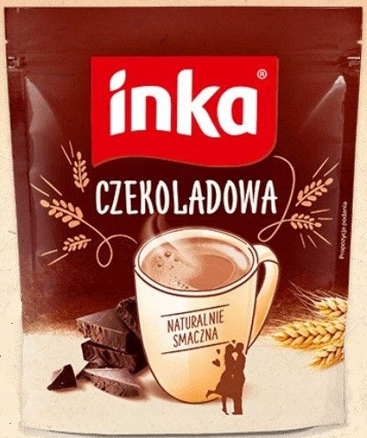Кофейный напиток растворимый с шоколадным вкусом  Inka, 200г (Польша), без кофеина