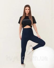 Легінси колір синій розміри L, XL, M, S FI_009685