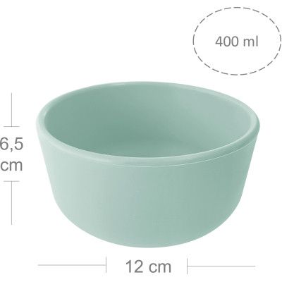 Тарелка детская MinikOiOi Bowl - River Green (101080107) | Зображення 1