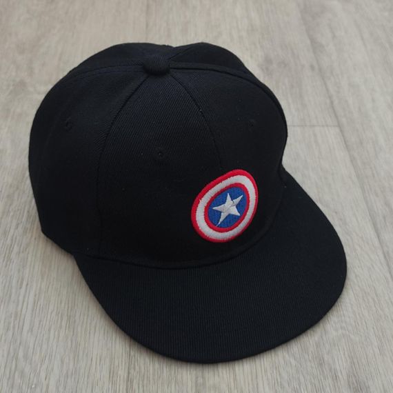 Кепка дитяча снепбек (Snapback) Капітан Америка Камуфляж з чорним 50-54р (2221) | Зображення 9