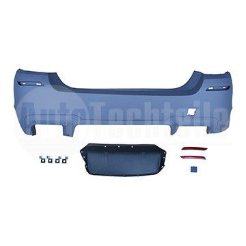 Бампер задний BMW 5 F10 09-17 (с PDC, 2-Сторон. Выхлоп) -M5-), AutoTechteile, 711 5105, 703 5125