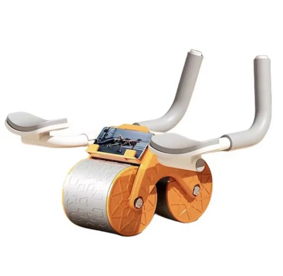 Тренажер для преса / Колесо для спорту / Ролик для преса зі зворотним механізмом Синя | Зображення 3