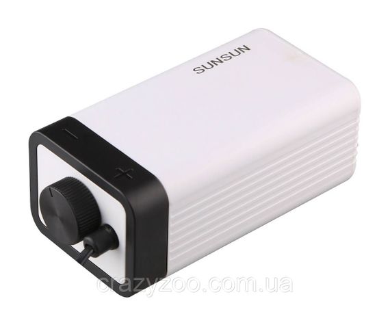 Компресор для акваріума SunSun CT-402 регульований двоканальний 4 Вт 2х2.8 л/хв до 330 л | Зображення 1