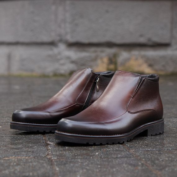 Коричневі черевики польського виробника 41 43 45 розмір | Зображення 1