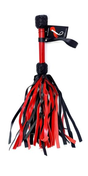 Флоггер модель Flog3-35хвостов RED/Black (Кожа) N sexstyle