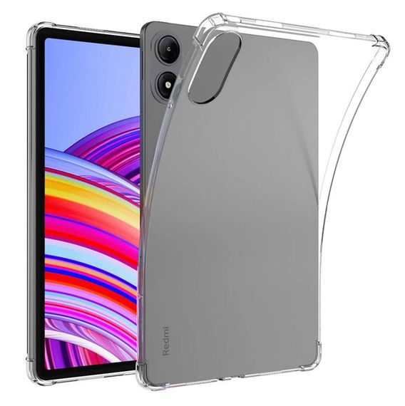Силіконовий чохол бампер Primolux Silicone для планшета Poco Pad M1 12.1" 2025  - Clear | Зображення 1