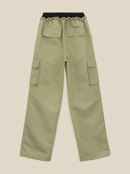 Штани кежуал однотонні жіночі LAWA WTC02483 XL Хакі shop (2000999639067) | Зображення 2