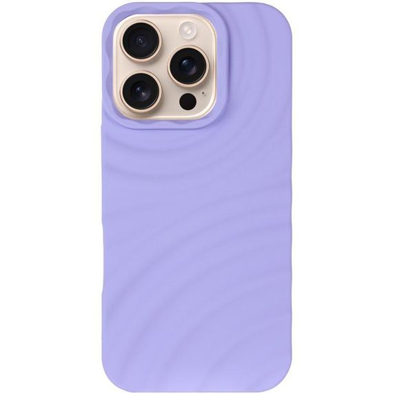Чохол TPU MonoWave для Apple iPhone 16 Pro (6.3") Pink Light Blue | Зображення 1
