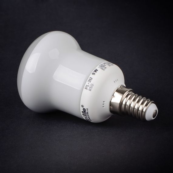 Лампа энергосберегающая рефлекторная R E14 PL-3U 9W/827 R50 Br 220V | Зображення 4