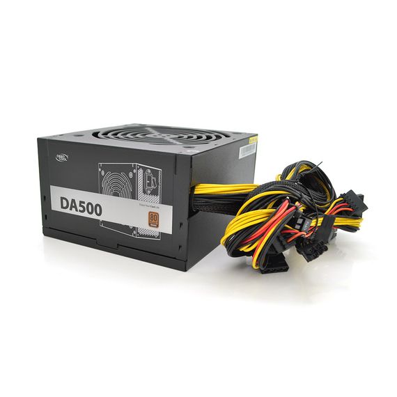 Блок живлення DeepCool DA500 80PLUS Bronze 500W, 12cm, Black, 150×140×86mm, Box | Зображення 3