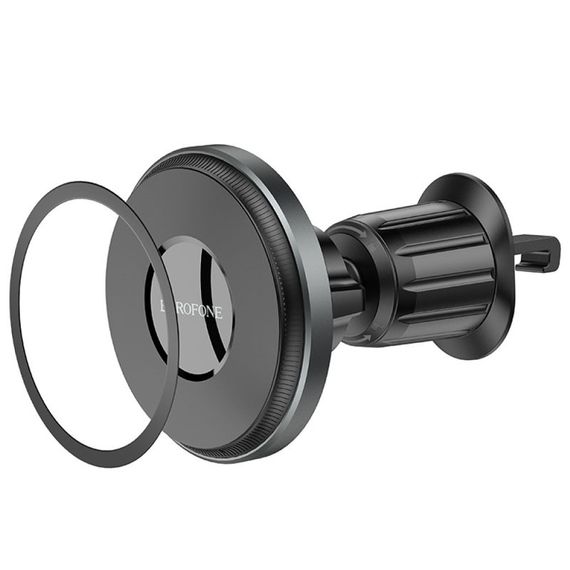 Автотримач з БЗП Borofone BH202 Seaside magnetic Metal gray | Зображення 4