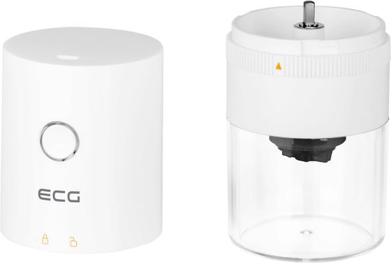 Кавомолка електрична портативна EСG Minimo KM150-White 120 Вт белая | Зображення 1