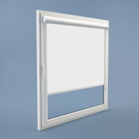 Рулонная штора Rolets Роял 2-808-375 37.5x170 см закрытого типа Белая