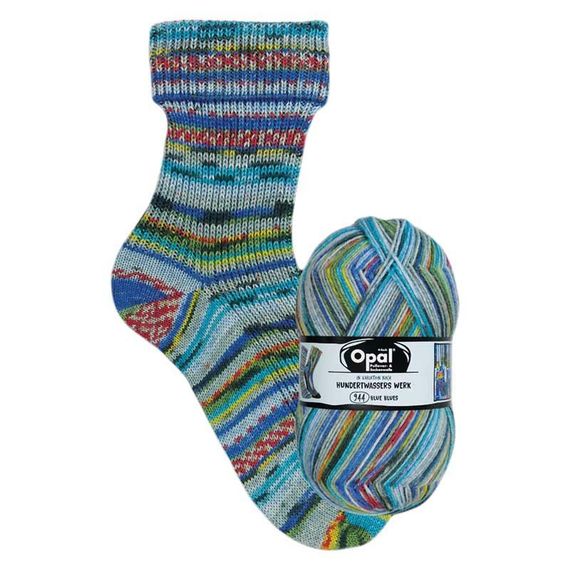 Пряжа для шкарпеток Opal Sockenwolle, серия Hundertwasser, 4050