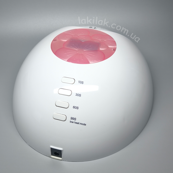 Лампа для ногтей SUN T8 65W бело-розовая (с функцией понижения мощности) | Зображення 1
