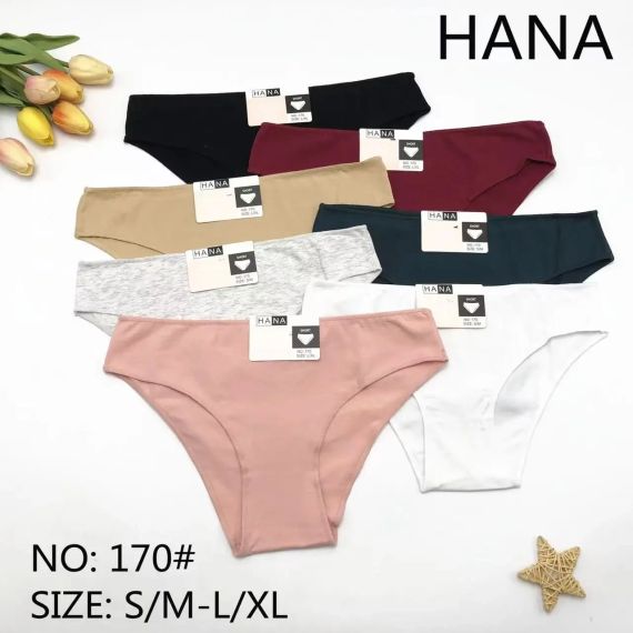 Труси жіночі HANA, бавовна, білі, розміри L-XL | Зображення 1