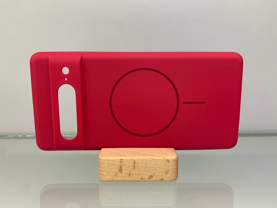Чохол Google Pixel 7 Pro MagSafe м'який Софт Тач Протиударный червоний