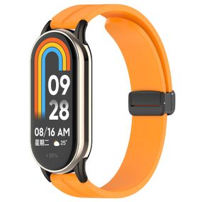 Ремешок Line Magnetic для Xiaomi Mi Band 9/8 Оранжевый / Orange