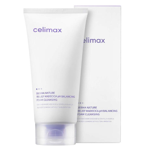 Делікатна пінка для вмивання Celimax Derma Nature Relief Madecica pH Balancing Foam Cleansing 150 ml