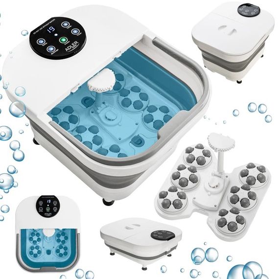 Гідромасажна ванночка для ніг Adler AD 2182 з механічним масажем підігрівом води 3.1кг 9.8л 500Вт