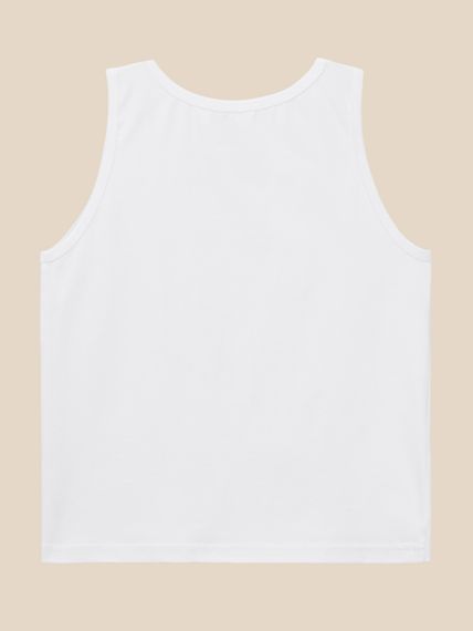Майка однотонна для хлопчика LAWA BBC02359 146 см Білий shop (2000999636233) | Зображення 2
