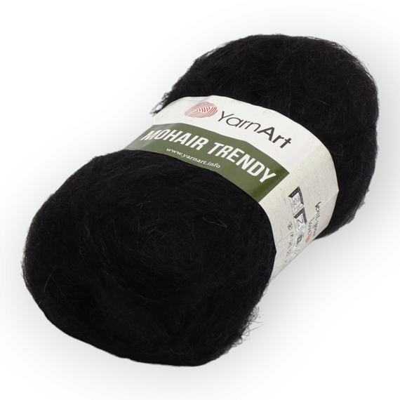 Пряжа YarnArt Mohair Trendy 102 мохер ярнарт | Зображення 2